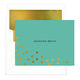 Floating Gold Foil Hearts Folded Note Cards with Lined Envelopes Image 6 of 8